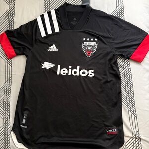 Adidas Black and Red DC United Jersey